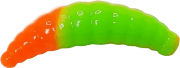 Силиконовая приманка COOL PLACE Maggot 1.6" Сыр #green/orange 10шт/уп Силиконовая приманка COOL PLACE Maggot 1.6" Сыр #green/orange 10шт/уп