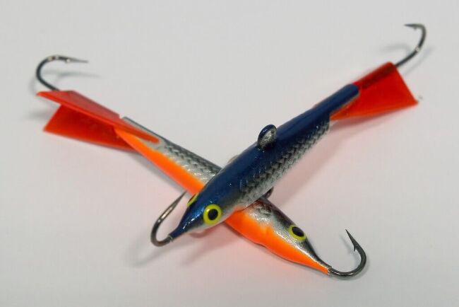 Балансир KRAPAL New 3см 6гр хвост:красный #001