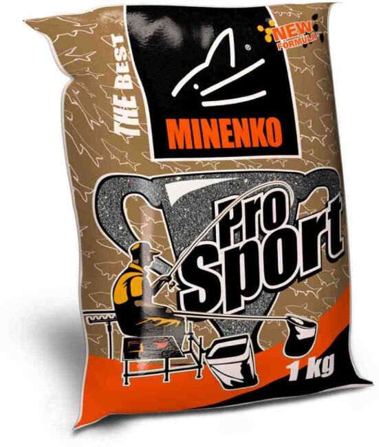 Прикормка MINENKO PRO Sport Плотва Super Black 1кг Прикормка MINENKO PRO Sport Плотва Super Black 1кг