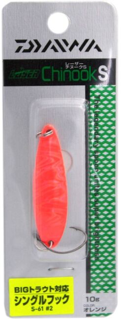 Блесна колеблющаяся DAIWA Laser Chinook S 10гр 53мм #Orange