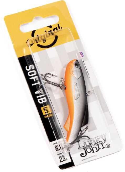 Воблер тонущий вертикальный LJ Pro Series SOFT VIB 83/001 Воблер тонущий вертикальный LJ Pro Series SOFT VIB 83/001