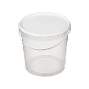 Ведро пластиковое с крышкой V-2.30л Ø170мм h-139мм Ведро пластиковое с крышкой V-2.30л Ø170мм h-139мм