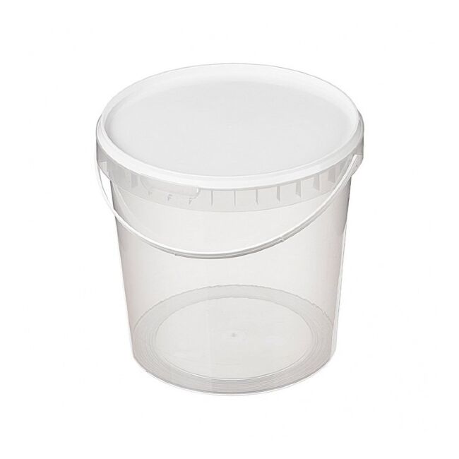 Ведро пластиковое с крышкой V-2.30л Ø170мм h-139мм Ведро пластиковое с крышкой V-2.30л Ø170мм h-139мм