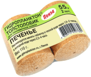 Гидропланктон ТОЛСТОЛОБИК XL 110гр (2шт*55гр/уп) Печенье Гидропланктон ТОЛСТОЛОБИК XL 110гр (2шт*55гр/уп) Печенье