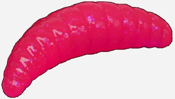 Силиконовая приманка TROUT ZONE Maggot 1.3" малина сыр 12шт/уп Силиконовая приманка TROUT ZONE Maggot 1.3" малина сыр 12шт/уп