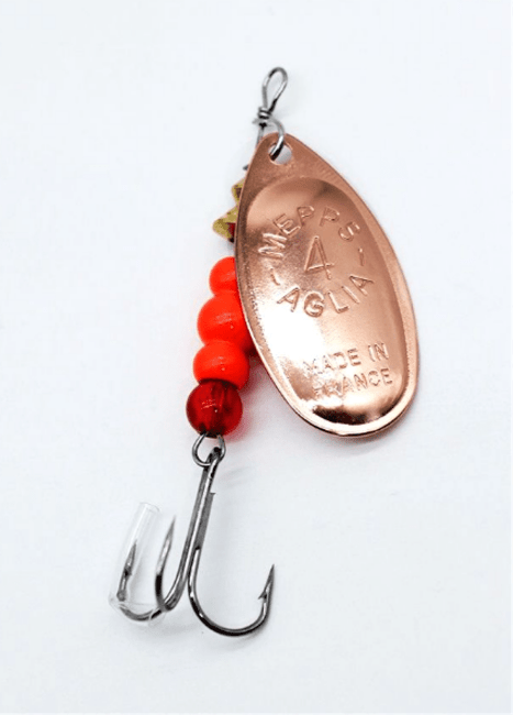 Блесна вращающаяся KUMIYANG реплика MEPPS Aglia CU (медь) №4 Блесна вращающаяся KUMIYANG реплика MEPPS Aglia CU (медь) №4