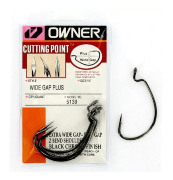 Крючок офсетный OWNER 5139-5/0 Wide Gap Plus черный кован 5шт/уп Крючок офсетный OWNER 5139-5/0 Wide Gap Plus черный кован 5шт/уп