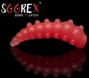 Силиконовая приманка SOOREX PRO Major 42мм 1.9гр Сыр #214 Розовое свечение/ Pink glow 6шт/уп