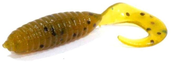 Твистер ALLVEGA Flutter Tail Grub 3.5см 0.6гр 15шт/уп #018 beer w/pepper