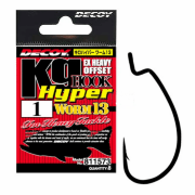 Крючок офсетный DECOY Worm13 KG Hyper #1 черный никель 8шт/уп (811573) Крючок офсетный DECOY Worm13 KG Hyper #1 черный никель 8шт/уп (811573)