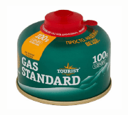 Газ всесезонный TOURIST Standart клапан:резьбовой 100гр/240куб.см TBR-100