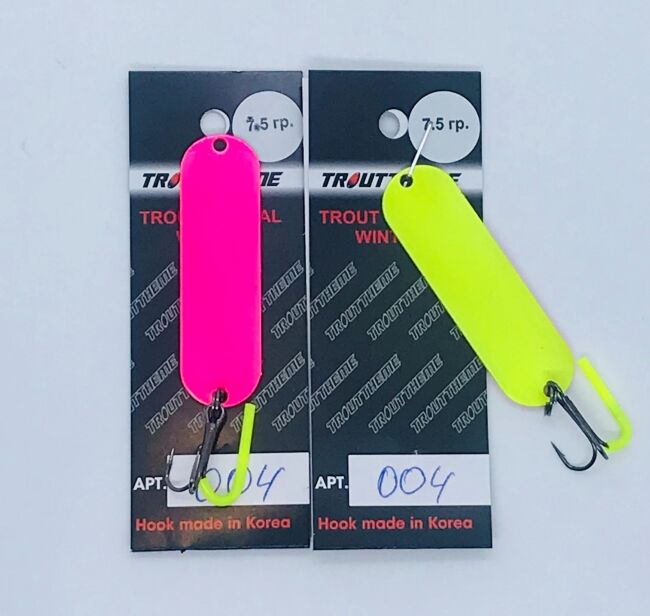 Блесна колеблющаяся TROUTTHEME Trout Special Winter 7.5гр 55мм #004