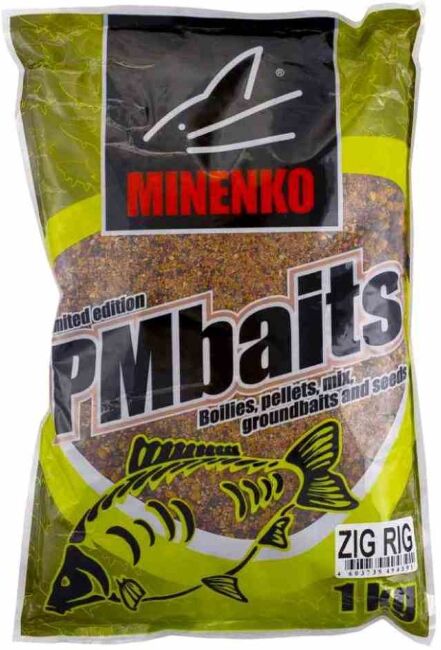 Прикормка MINENKO PM Baits ZIG RIG 1кг Прикормка MINENKO PM Baits ZIG RIG 1кг