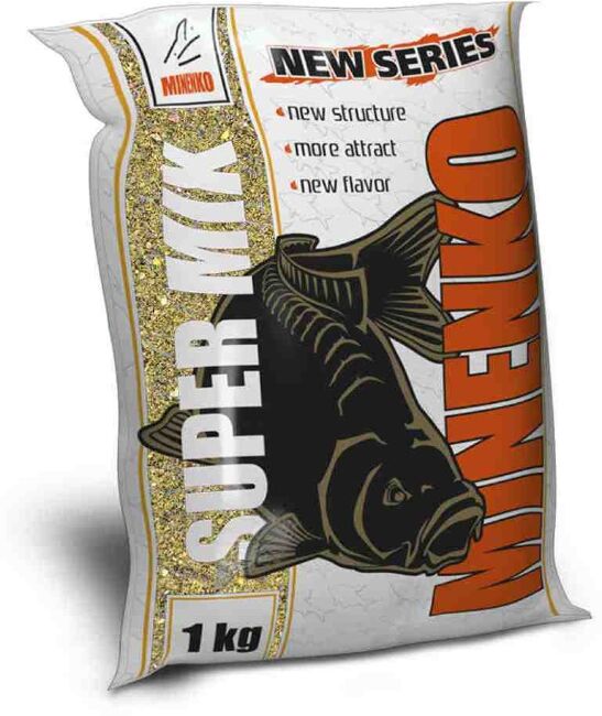 Прикормка MINENKO Super MIX Толстолобик 1кг Прикормка MINENKO Super MIX Толстолобик 1кг