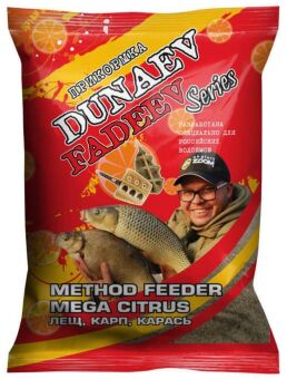 Прикормка DUNAEV-FADEEV 1кг Feeder Method Mega Citrus Прикормка DUNAEV-FADEEV 1кг Feeder Method Mega Citrus