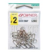 Застежка OWNER 52802-2 Quick Snap №02 21.5кг стальной 20шт/уп Застежка OWNER 52802-2 Quick Snap №02 21.5кг стальной 20шт/уп