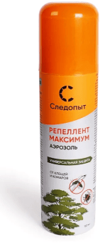 Репеллент Следопыт "Максимум" от клещей и комаров 150 мл PF-IR-M150 Репеллент Следопыт "Максимум" от клещей и комаров 150 мл PF-IR-M150
