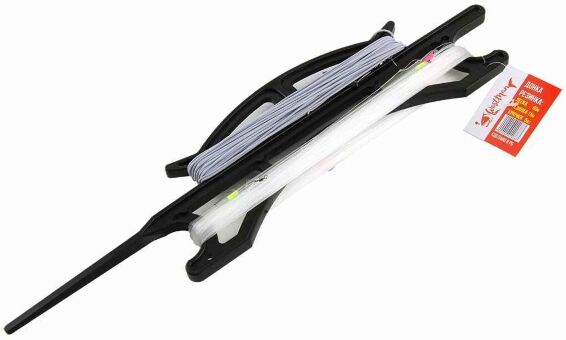 Донка WESTMAN на колышке с фигурным мотовилом леска: 60м, резинка: 15м, крючки: 5шт Донка WESTMAN на колышке с фигурным мотовилом леска: 60м, резинка: 15м, крючки: 5шт