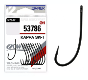 Крючок OWNER 53786-06 Kappa SW-1 колечко черн.хром 10шт/уп Крючок OWNER 53786-06 Kappa SW-1 колечко черн.хром 10шт/уп