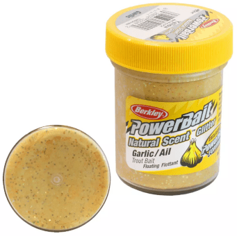 Паста форелевая Berkley Powerbait Natural Scent Glitter Trout Bait (50г) Garlic Yellow 1203188 Паста форелевая Berkley Powerbait Natural Scent Glitter Trout Bait (50г) Garlic Yellow 1203188