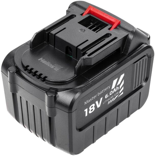 Шуруповерт-электробур HELIOS 18V/6A/120Нм аккумулятор 2шт, ручка HS-LB176