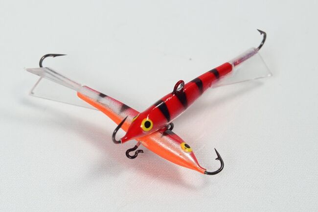 Балансир KRAPAL Classic 3см 6гр хвост:прозрачный #005