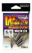 Крючок офсетный DECOY Worm 126 Weighted Magnum #8/0 вес:9.0гр 3шт/уп (401736)