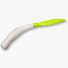 Силиконовая приманка COOL PLACE Flat Worm 3.1"/ 80мм сыр #white/chartreuse (7шт/уп)