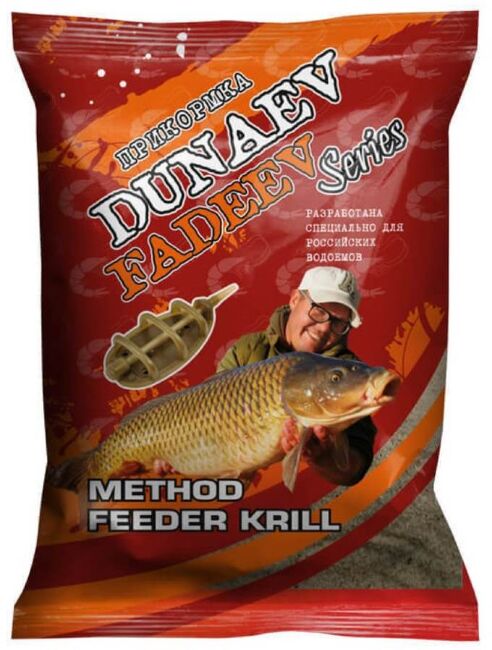Прикормка DUNAEV-FADEEV 1кг Method Feeder Krill Прикормка DUNAEV-FADEEV 1кг Method Feeder Krill