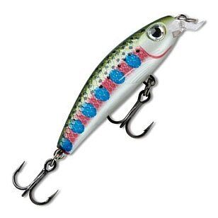 Воблер RAPALA Ultra Light Minnow медленно тонущий 4см 3гр 0.6-0.9м ULM04-RT