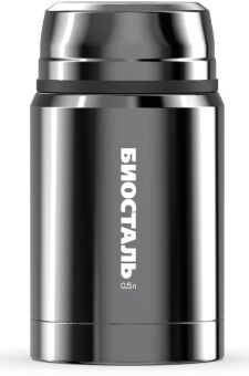 Термос BIOSTAL суповой с широкой горловиной и ложкой 0.5л NTS-500V