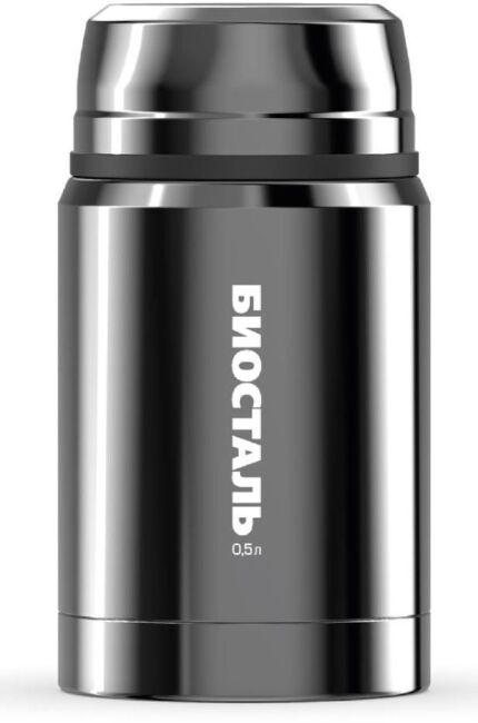Термос BIOSTAL суповой с широкой горловиной и ложкой 0.5л NTS-500V