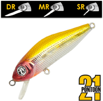 Воблер PONTOON21 CrackJack 38SP-DR 38мм 2.6гр 1.0-1.4м A15 Gold Back Red Head Воблер PONTOON21 CrackJack 38SP-DR 38мм 2.6гр 1.0-1.4м A15 Gold Back Red Head