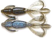 Силиконовая приманка KEITECH Crazy Flapper 4.4" #462 Electric Smoke Craw 11.2см 6шт/уп