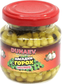 Насадка стеклобанка DUNAEV Горох 100мл Чеснок