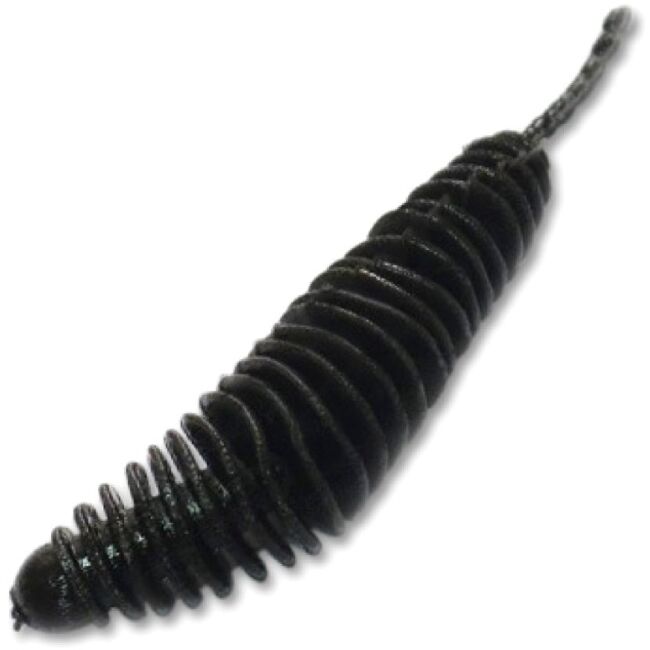 Силиконовая приманка TROUT ZONE Plamp 2" черный сыр 10шт/уп Силиконовая приманка TROUT ZONE Plamp 2" черный сыр 10шт/уп