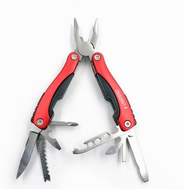 Мультитул (плоскогубцы) СЛЕДОПЫТ средний. 11 предметов в чехле PF-MT-07