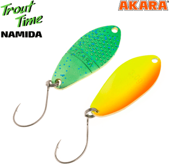 Блесна колеблющаяся AKARA Trout Time Namida 30мм 3.5гр #70 Блесна колеблющаяся AKARA Trout Time Namida 30мм 3.5гр #70