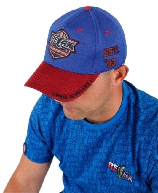 Бейсболка Relax (красно-синяя)