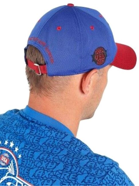 Бейсболка Relax (красно-синяя)