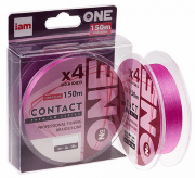 Плетёный шнур IAM One Contact X4 150м 0.4PE/0.104мм 4lb/2.0кг Плетёный шнур IAM One Contact X4 150м 0.4PE/0.104мм 4lb/2.0кг