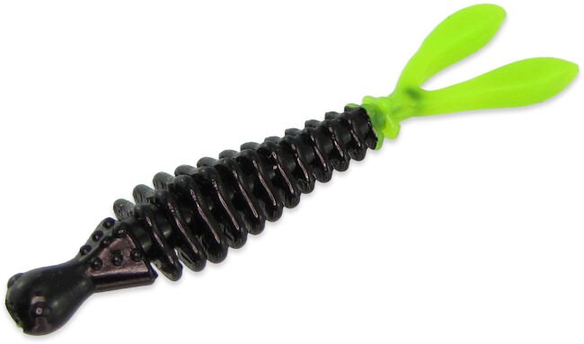 Силикон приманка MILMAX Ходосявка 2" 50мм Сыр №012 черн зелен хв. UV 8шт/уп МЛХС-1812-2