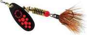 Блесна вращающаяся MEPPS Comet Black Fury Mouche NR/RG (черн/красн) №3 6,5г