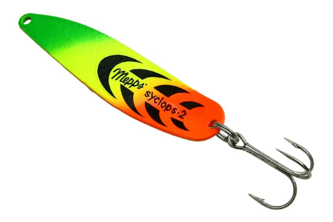 Блесна колеблющаяся MEPPS Syclops TIGER №2 17гр Блесна колеблющаяся MEPPS Syclops TIGER №2 17гр