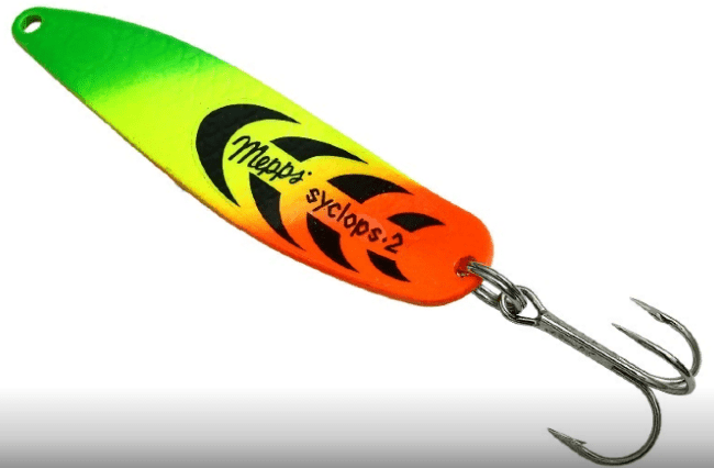 Блесна колеблющаяся MEPPS Syclops TIGER №2 17гр Блесна колеблющаяся MEPPS Syclops TIGER №2 17гр