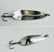 Блесна "Русская приманка" МАНДО 6,5 см /8 гр. Серебро /глянец Блесна "Русская приманка" МАНДО 6,5 см /8 гр. Серебро /глянец