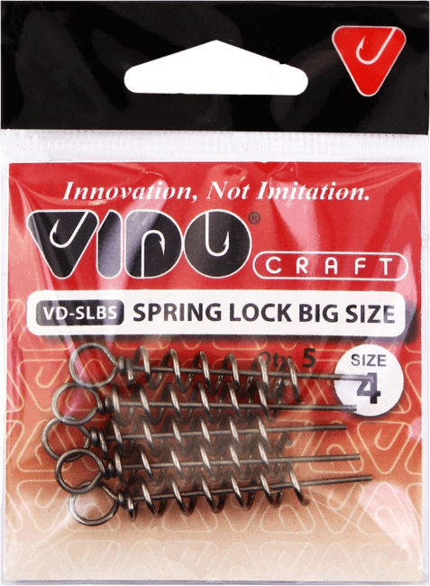 Спираль VIDO CRAFT Spring Lock Big Size №4, 5шт/уп