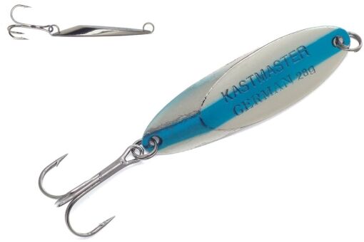 Блесна колеблющаяся GERMAN Kastmaster 105 65мм 28гр #B06 серебро/ синий/ серебро Блесна колеблющаяся GERMAN Kastmaster 105 65мм 28гр #B06 серебро/ синий/ серебро