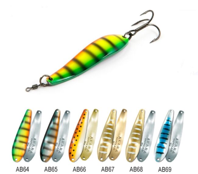 Блесна колеблющаяся AKARA HAPPOLA 70 70мм 18гр #AВ65 Блесна колеблющаяся AKARA HAPPOLA 70 70мм 18гр #AВ65