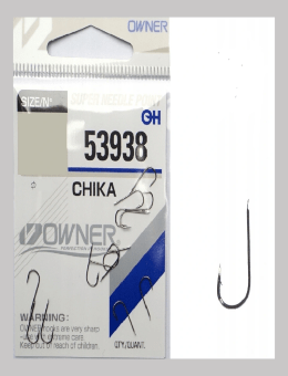 Крючок OWNER 53938-15 Chika колечко черн.хром 14шт/уп